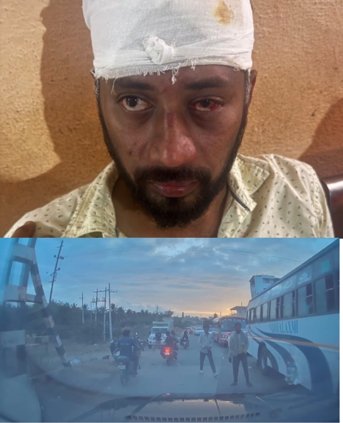 ರೈಲ್ವೇ ಗೇಟ್ ಬಳಿ ಕಾರಿಗೆ ಡಿಕ್ಕಿ | ಪ್ರಶ್ನಿಸಿದ್ದಕ್ಕೆ ಕಾರಿನವರ ಮೇಲೆ ಹಲ್ಲೆ | ಕಾರಿನ ಗ್ಲಾಸ್ ಒಡೆದು ಕೊಲೆ ಬೆದರಿಕೆ ಆರೋಪ
