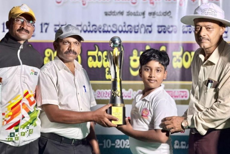ಗುರುಕುಲ ಶಾಲೆಯ ಕ್ರಿಕೆಟ್ ತಂಡ ರಾಜ್ಯಮಟ್ಟಕ್ಕೆ ಆಯ್ಕೆ !