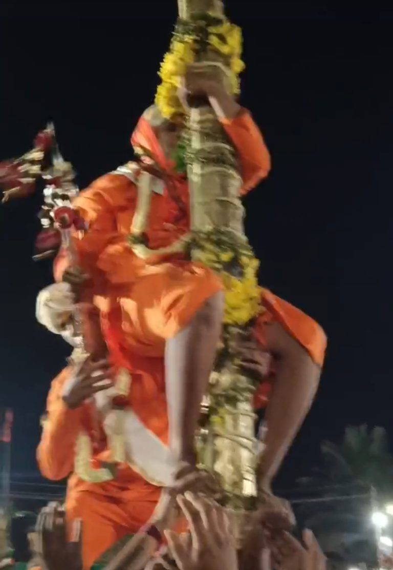 ಬೀರೂರು ಮೈಲಾರಲಿಂಗೇಶ್ವರ ಕಾರ್ಣಿಕ ನುಡಿ: ‘ಮದಗಜಗಳ ಕಾದಾಟ, ಸರ್ವರೂ ಎಚ್ಚರದಿಂದಿರಬೇಕು’ ಎಂದ ದೈವವಾಣಿ